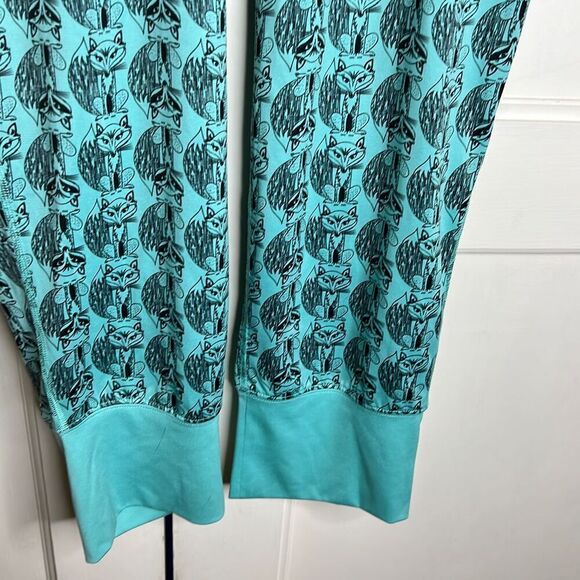 The Northface Fox Cropped Drawstring Joggers Teal Size Medium - Picture 3 of 5